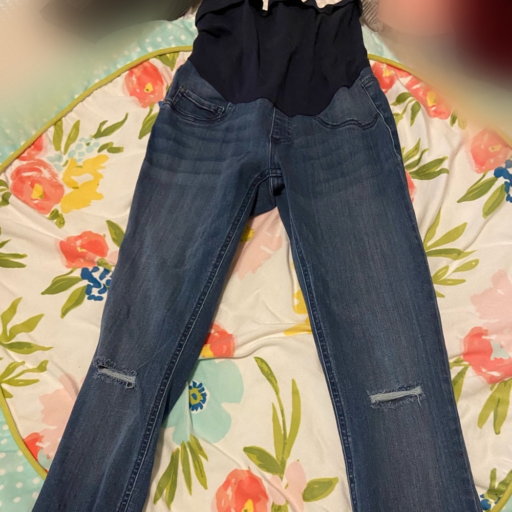 Dark Denim Maternity Jeans